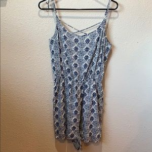 Patterned romper